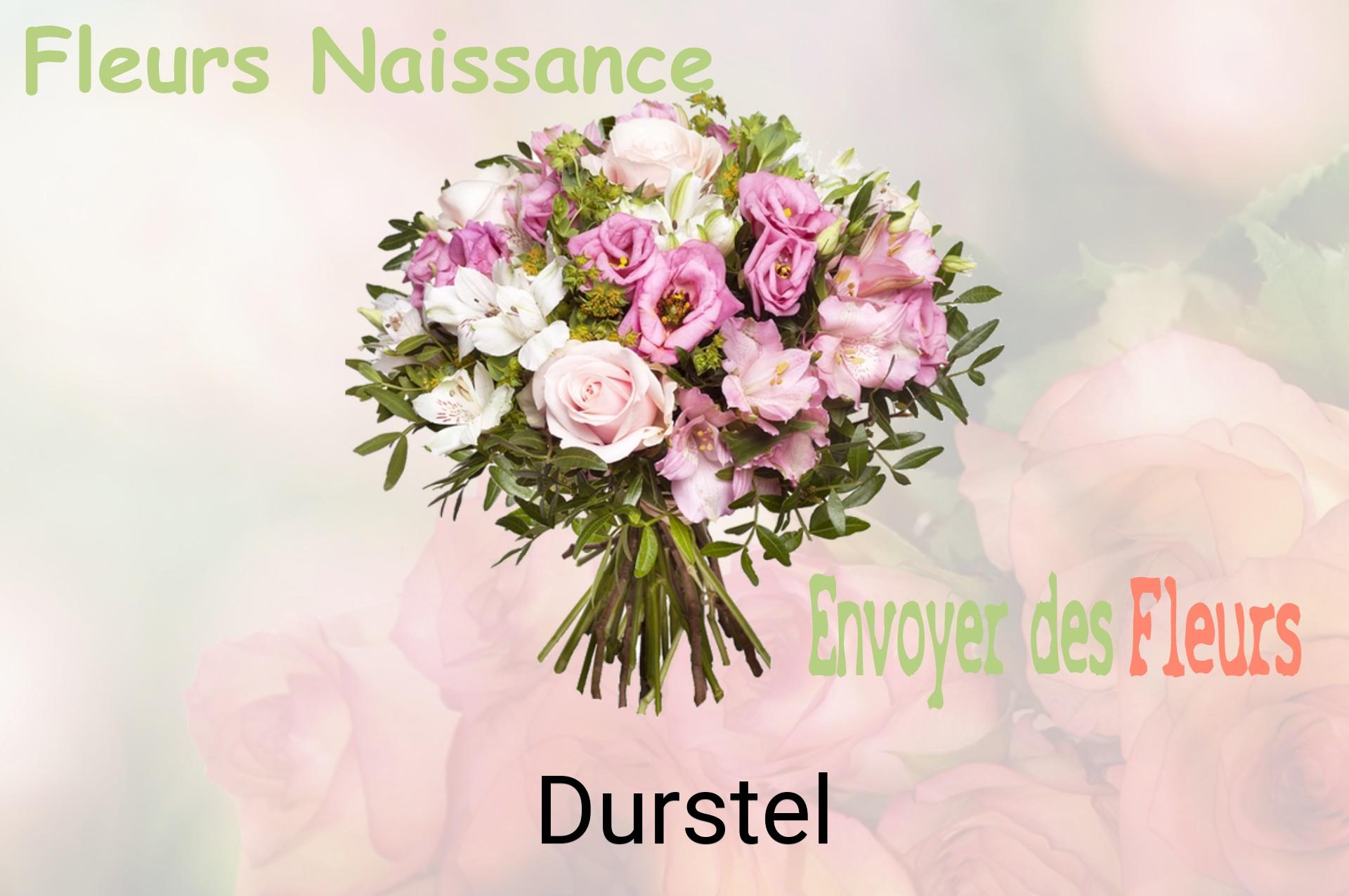 Bouquet de fleurs de naissance livré à Durstel